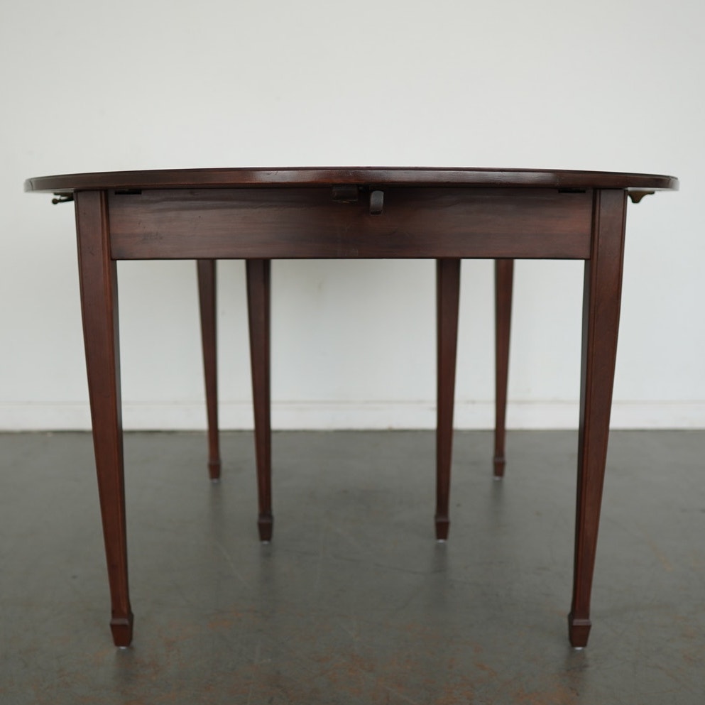 Vintage Mahogany Drop-Leaf Dining Table