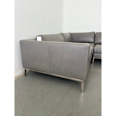 Restoration Hardware Italia Leather Sectional