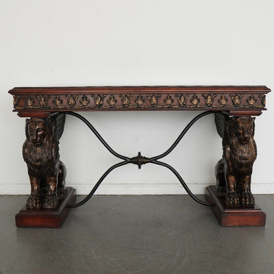 Vintage Neoclassical Style Console Table