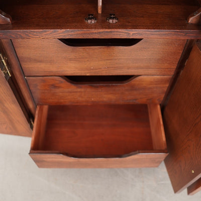Vintage Henredon Scene One Armoire Cabinet (Set of 2)