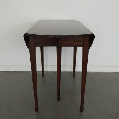Vintage Mahogany Drop-Leaf Dining Table