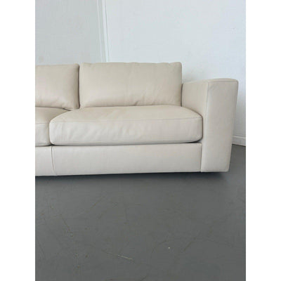 Design Within Reach Reid Leather Sofa