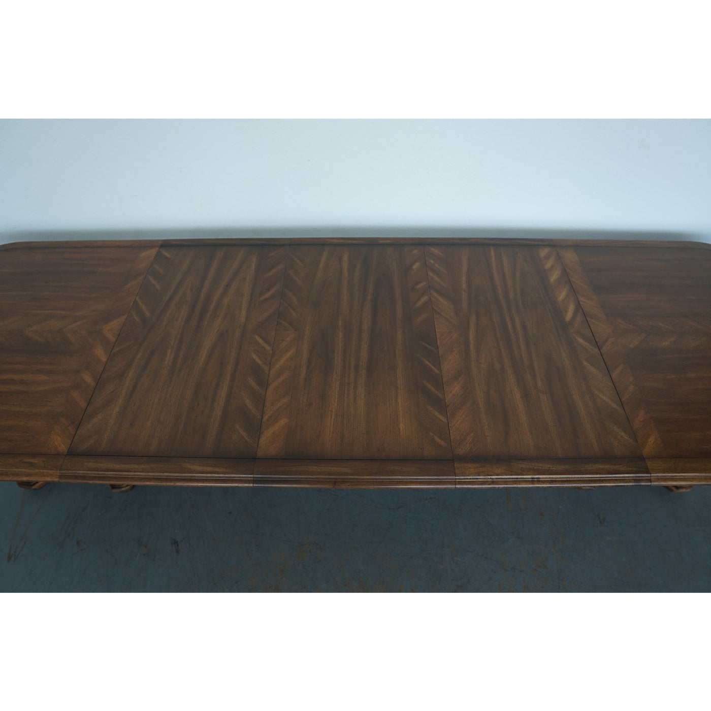 Vintage Century Furniture Double Pedestal Extension Dining Table