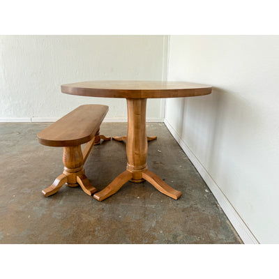 James + James Thaden Oval Dining Table & Bench